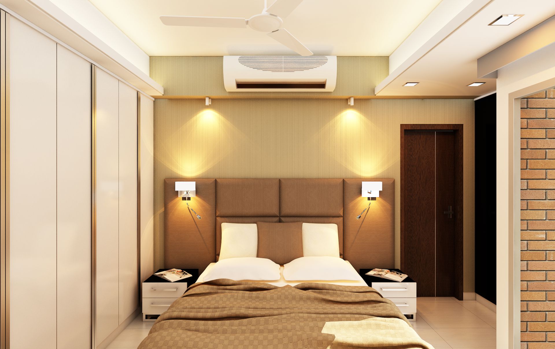Bedroom Interior — custom furniture by Dream Interior & Architects