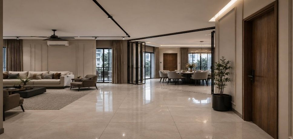 Modern Luxury Living & Dining Interior — photo 4