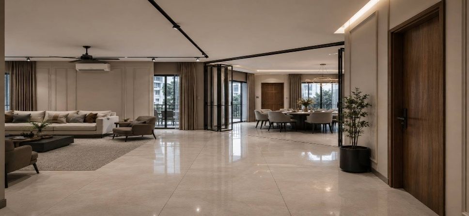Modern Luxury Living & Dining Interior — photo 5