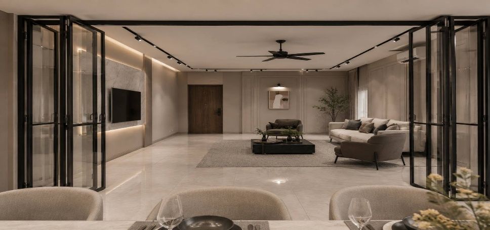 Modern Luxury Living & Dining Interior — photo 8